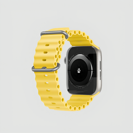 Emerald Splash Yellow Dive WatchBand for Apple Watch