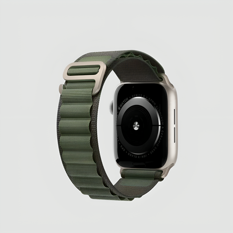 Luxe Loop Green Nylon Band for Apple Watch