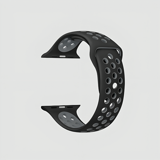 Active Flex  Grey Silicone Band for Apple Watch