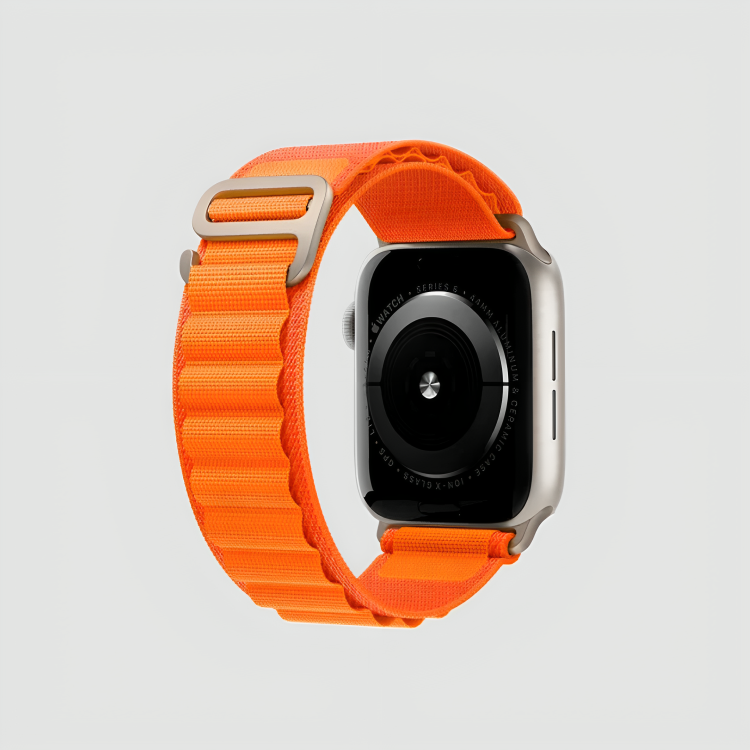 Luxe Loop Orange Nylon Band for Apple Watch