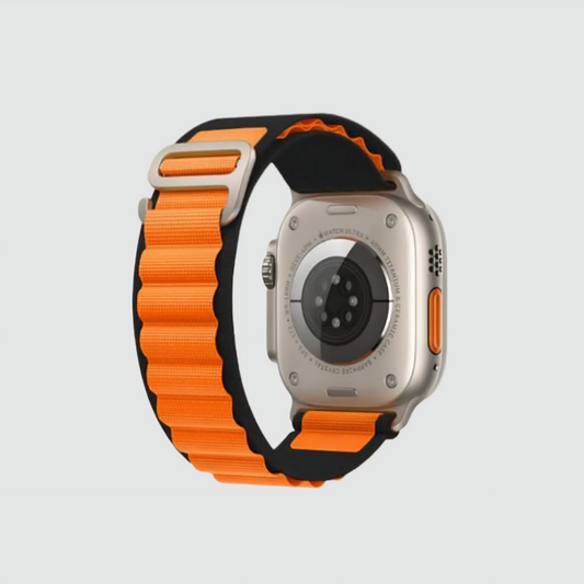 Luxe Loop Black-Orange Band for Apple Watch