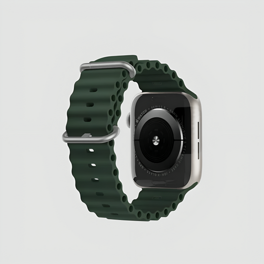 Emerald Splash Green Dive WatchBand for Apple Watch