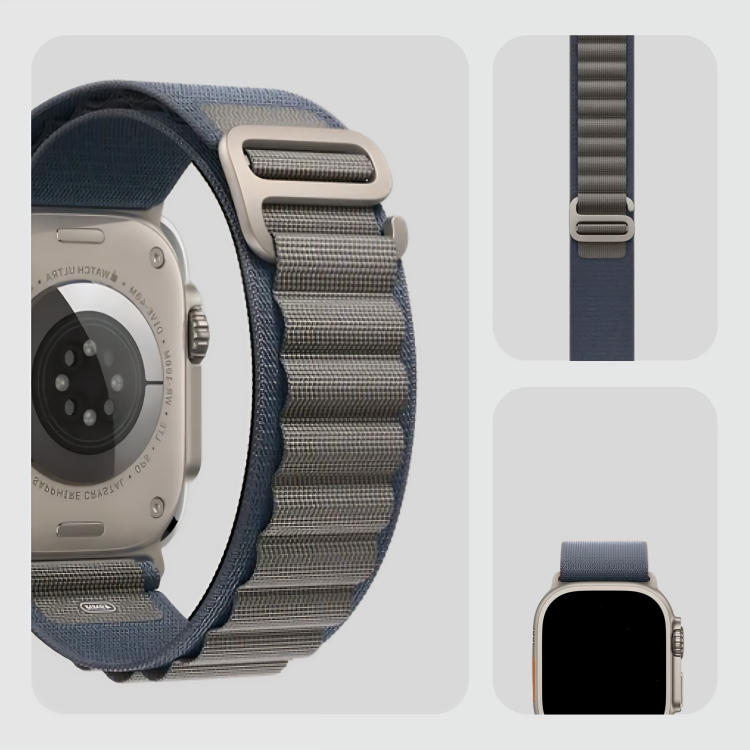 Luxe Loop Blue-Grey Band for Apple Watch