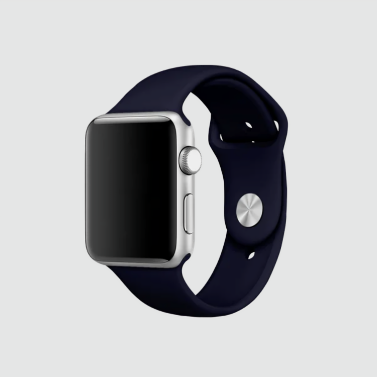 Flex Fit Comfort Blue Silicone Band  for Apple Watch