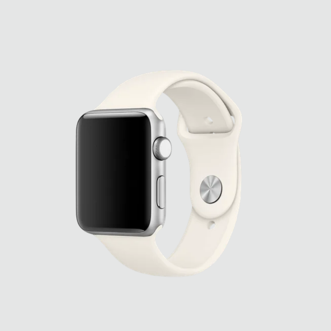 Flex Fit Comfort Beige Silicone Band  for Apple Watch