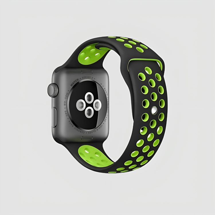 Active Flex Green Silicone Band for Apple Watch