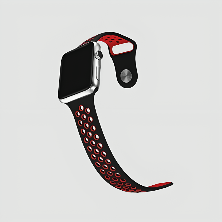 Active Flex Red Silicone Band for Apple Watch