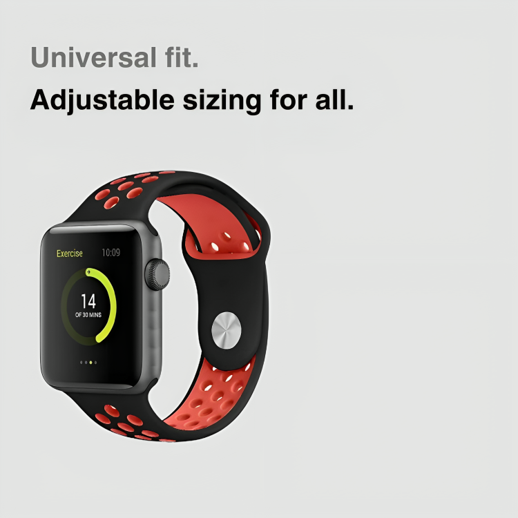 Active Flex Red Silicone Band for Apple Watch