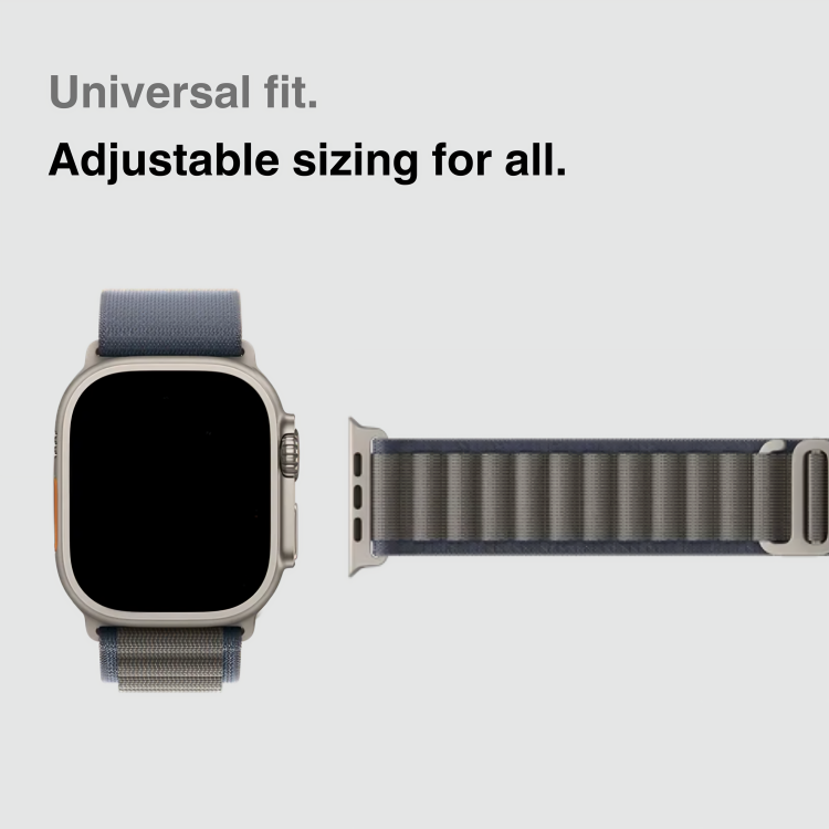 Luxe Loop Blue-Grey Band for Apple Watch