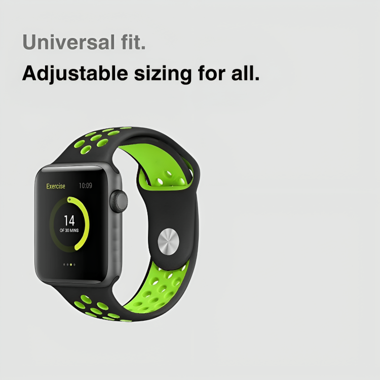 Active Flex Green Silicone Band for Apple Watch